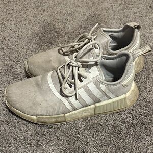 Adidas Light Gray Athletic Shoes